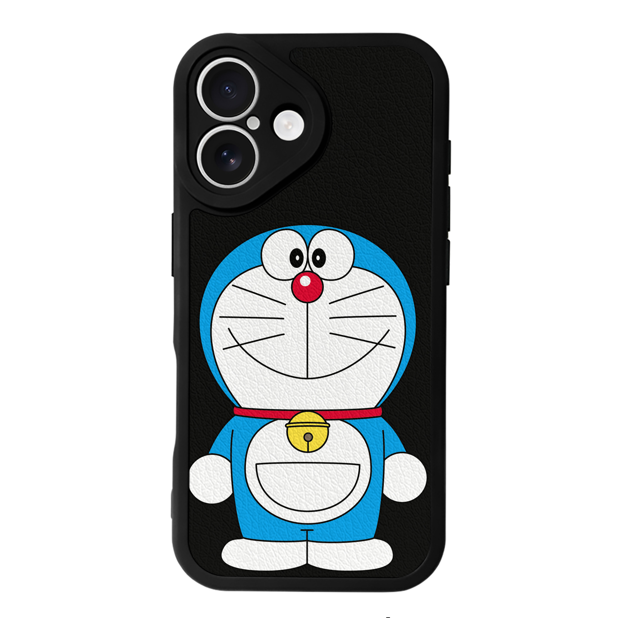 （画像用） ドラえもん Doraemon 【iPhone 16シリーズ対応】シリコンスマホケース（レザー調） 材質：シリコン